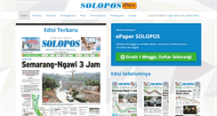 Desktop Screenshot of epaper.solopos.com